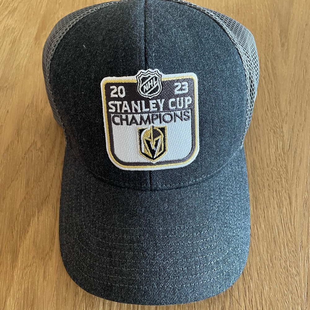 Vegas Golden Knights Fanatics 2023 Stanley Cup Champions Adjustable Hat